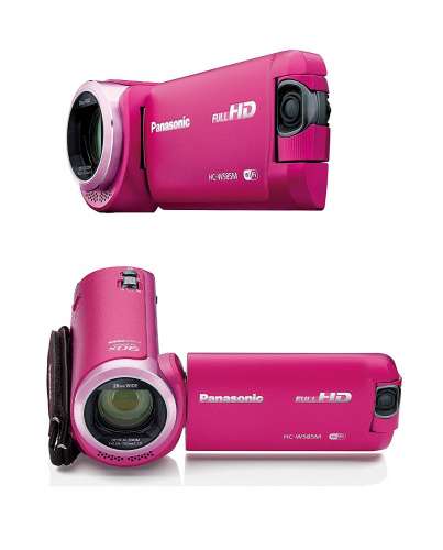 Panasonic HD Video Camera W585M 64GB Pink HC-W585M-P New in Box